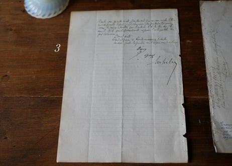 Old  lettering paper