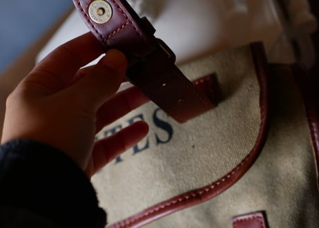 POSTES  vintage ショルダーバッグ　フランスの郵便配達員　フランスアンティーク