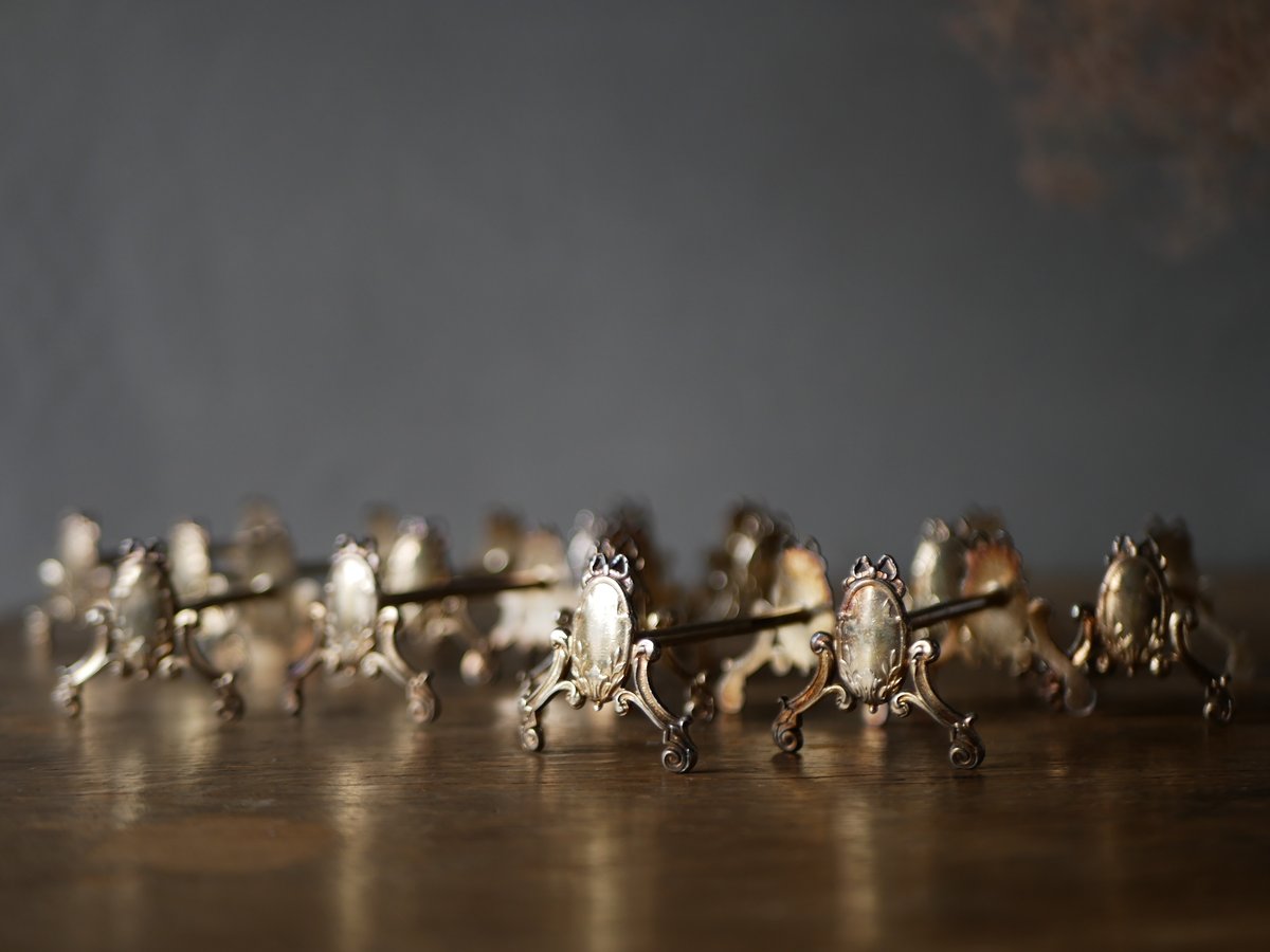 カトラリーレスト リボン フランスアンティーク アンティークのある