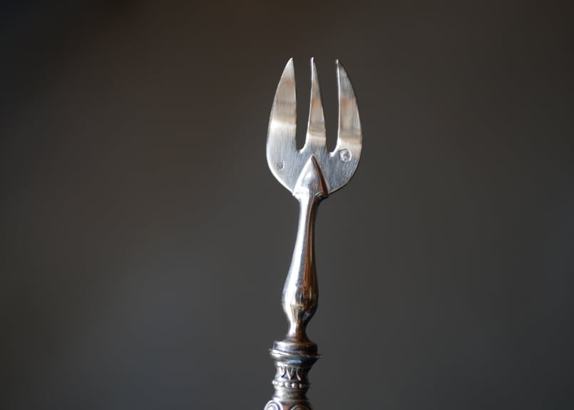 フランスアンティーク　純銀カトラリー　ミネルヴァ刻印有り フランスアンティーク 純銀カトラリー ミネルヴァ刻印有り ミネルヴァ