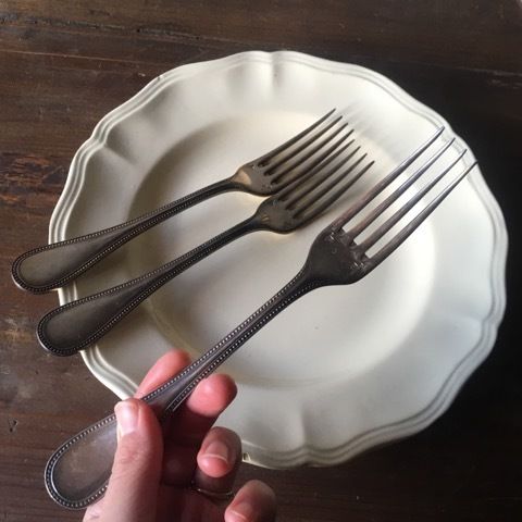 仏アンティーク シルバーカトラリー フォーク | mamantique 仏アンティーク シルバーカトラリー フォーク | mamantique