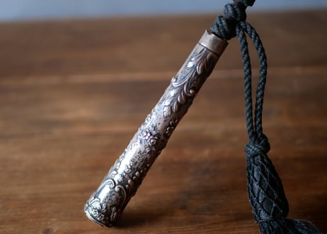 French solid silver, umbrella