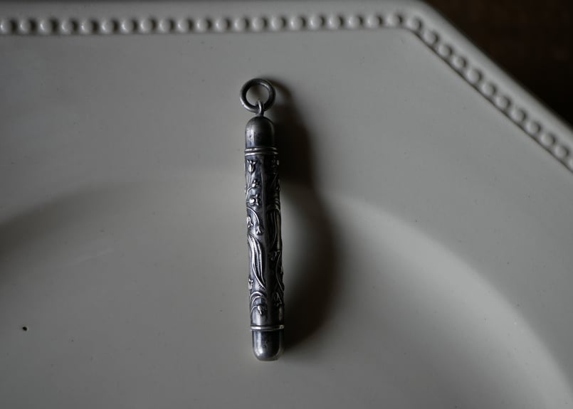 純銀 クレヨン 鈴蘭 すずらん スズラン フランスアンティーク