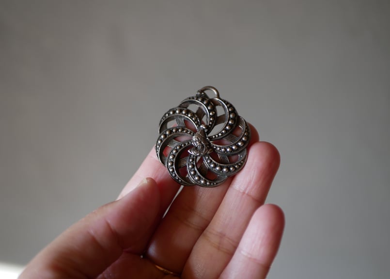 ペンダントトップ ノットスタイル フランスアンティーク アンティーク