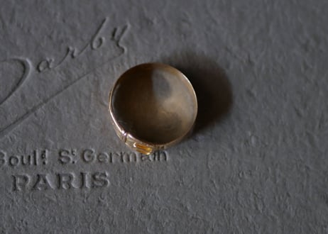 K18 Belt Buckle ring, FRANCE