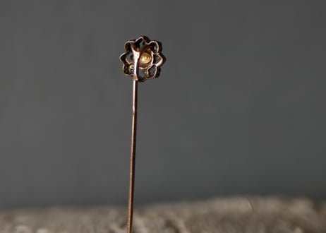 a. アンティークハットピン FIX ナポレオン三世　アンティークアクセサリー　アンティークのある暮らし