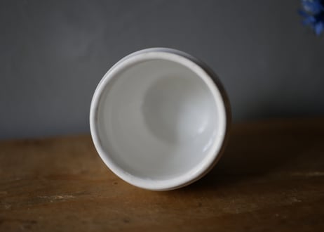 クレイユモントロー　小さい器　ポット　フランスアンティーク　ブロカント