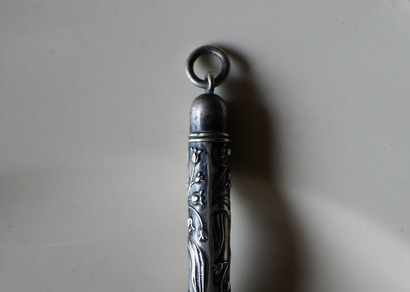 純銀 クレヨン 鈴蘭 すずらん スズラン フランスアンティーク