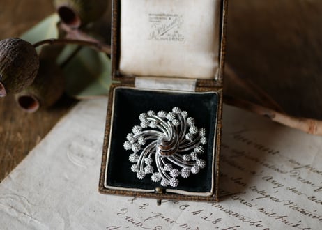 Mimosa, Trifari brooch