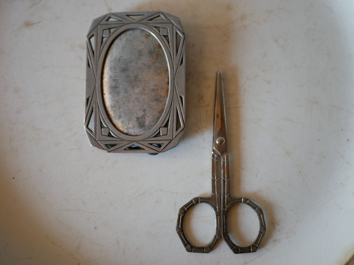 アールデコ 裁縫ハサミ FRANCE antique BROCANTE vintage | m