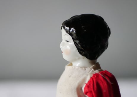 ROUGE dress  bisque doll
