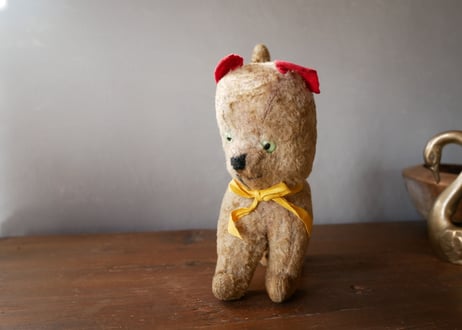 フランスアンティーク　子猫　シュタイフ