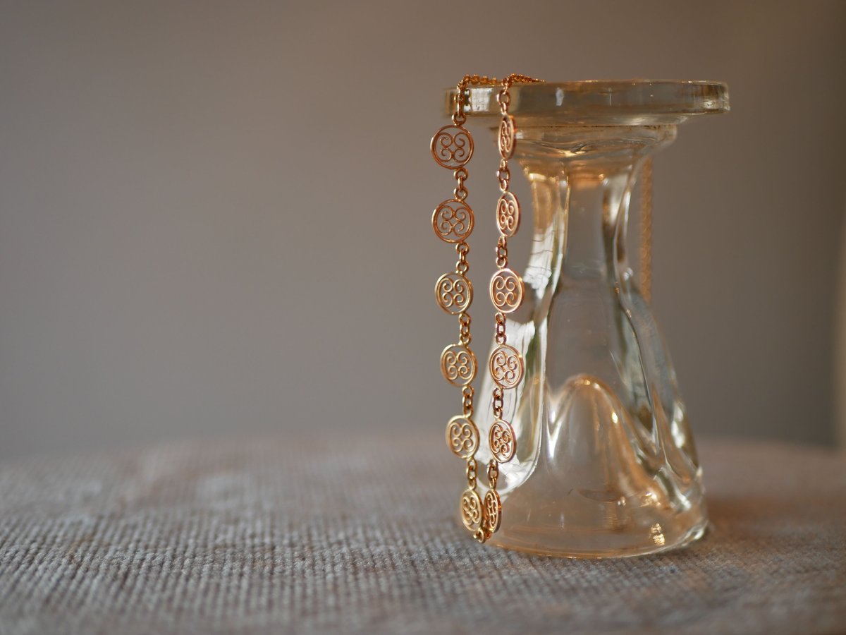 FN-01 フィリグリーネックレス 18金 18K ピンクーゴールド フランス