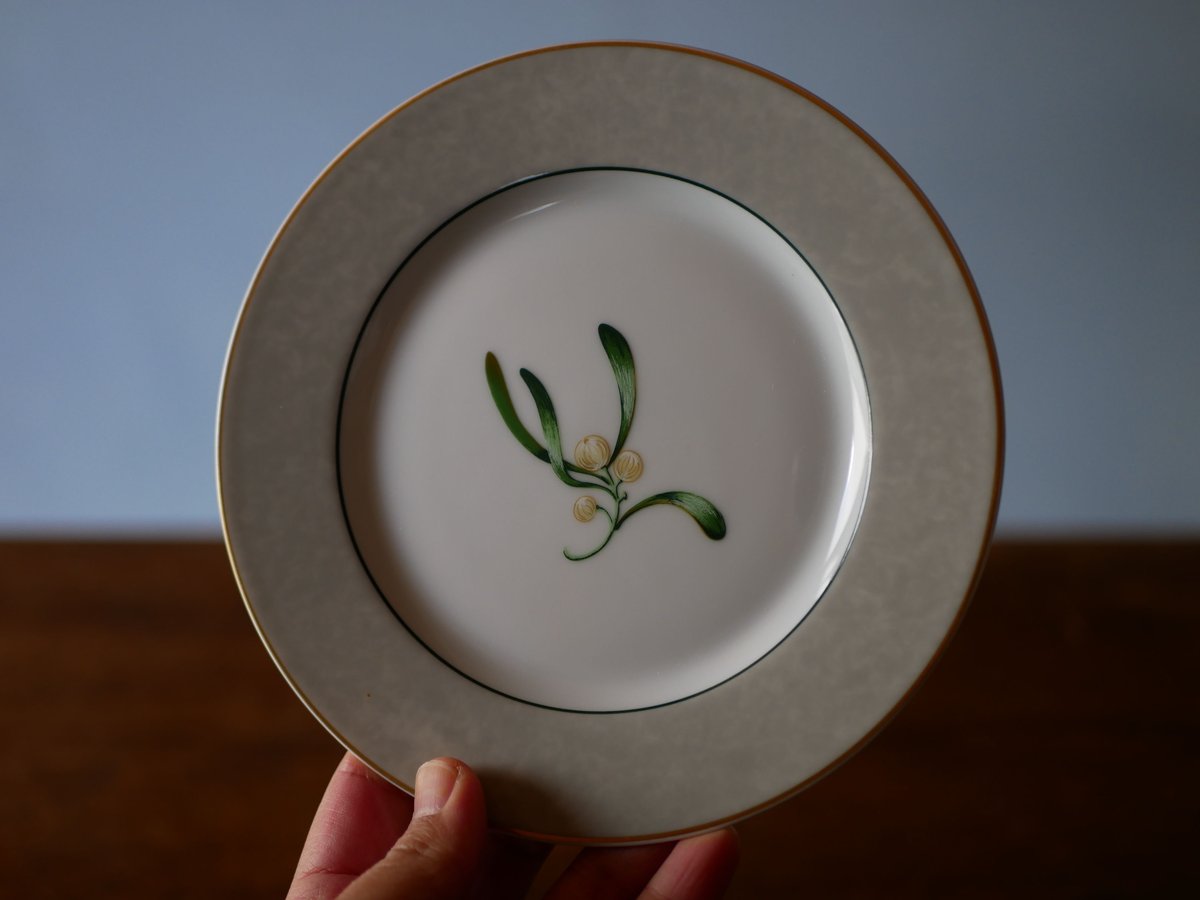 STOCK→1 フランス LIMOGES リモージュ 宿り木 プレート | mamantique