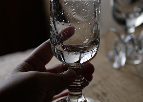 トロンプルイユ　ステム　グラス　フランスヴィンテージ　ブロカントのある暮らし