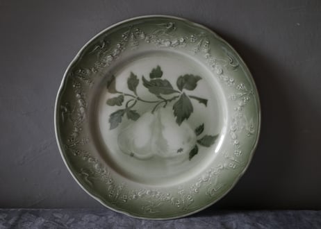 Luneville デザート皿　ラフランス　ブロカントのある暮らし