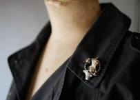 シルバー パニエのブローチ FRANCE antique BROCANTE vintage