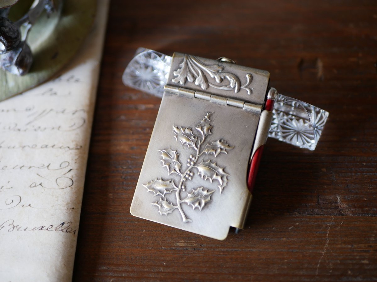 ダンスカード フランスアンティーク ジャポニズム カルネドバル