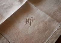 在庫数→4  すずらん　ハンカチーフ　鈴蘭　フランスヴィンテージ　ブロカント