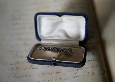 アールヌーボー ブローチ FRANCE antique BROCANTE vintage
