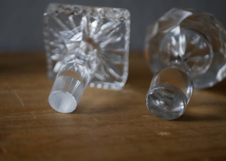 no.1 (1～2） BOUCHON  ガラスの蓋　ブロカント　アンティークのある暮らし