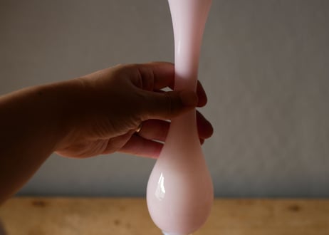 no.6 　オパリンガラス　フラワーベース　フランスヴィンテージ　ブロカントのある暮らし