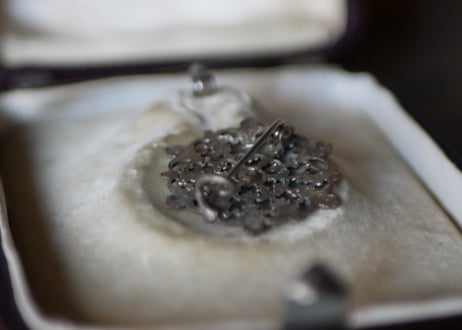 Filigree brooch, フランスアンティーク　ブロカントのある暮らし