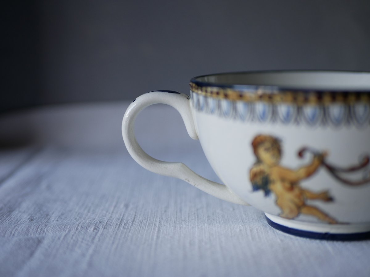 GIEN ジアン ポットとカップ＆ソーサー フランスアンティーク