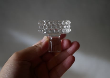 no.4 (15～19） BOUCHON  ガラスの蓋　ブロカント　アンティークのある暮らし