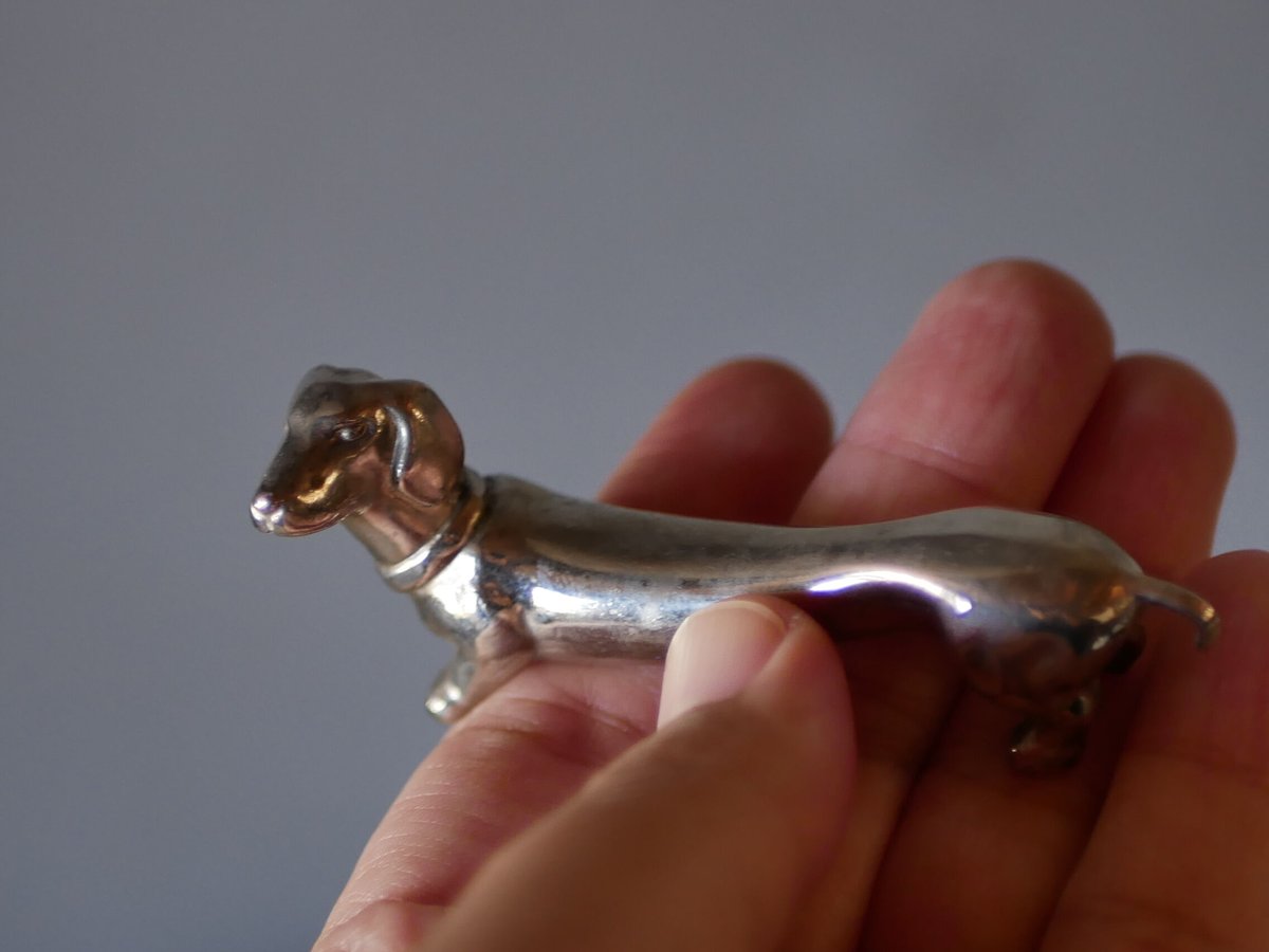 犬のカトラリーレスト フランスヴィンテージ アンティーク雑貨