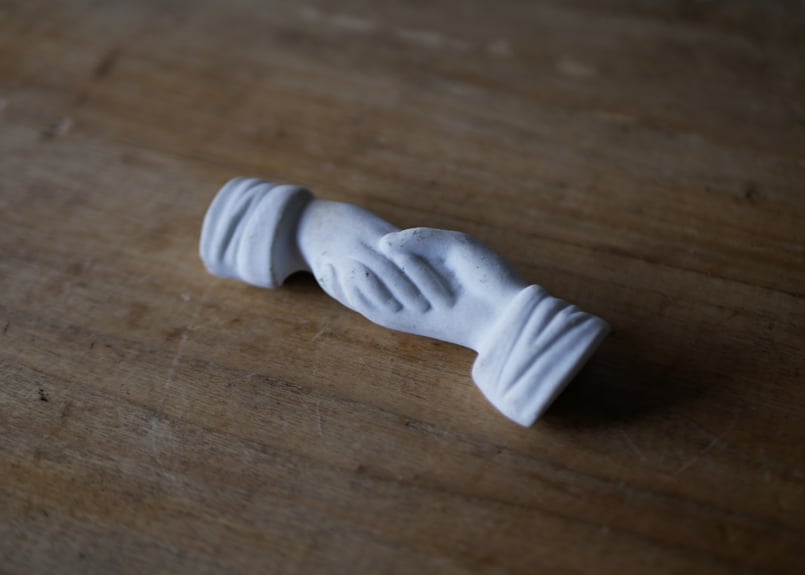 フランスアンティーク ハンドモチーフ 石膏 アンティークのある暮らし