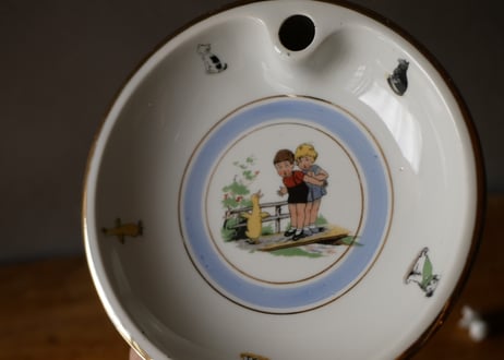 LIMOGES リモージュのヒータープレート　お皿　ブロカント　フランスアンティーク