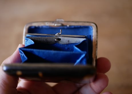 鼈甲のポルトモネ　ナポレオン3世　フランスアンティーク　アンティークのある生活