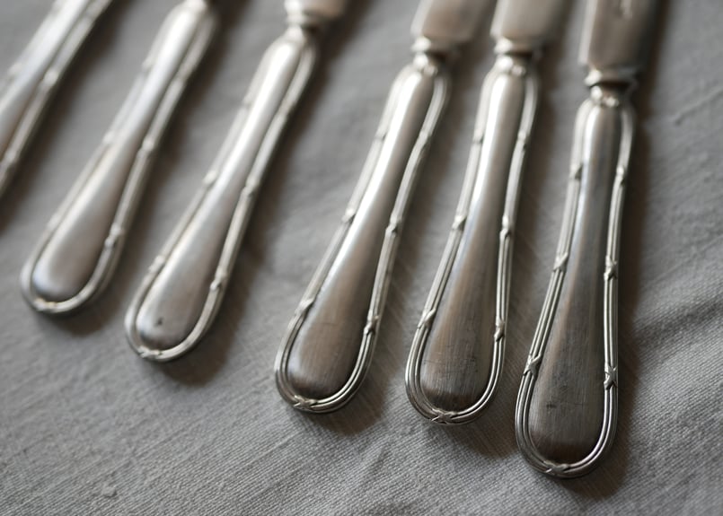 1セット：デザートナイフ＆フォーク フランスアンティーク