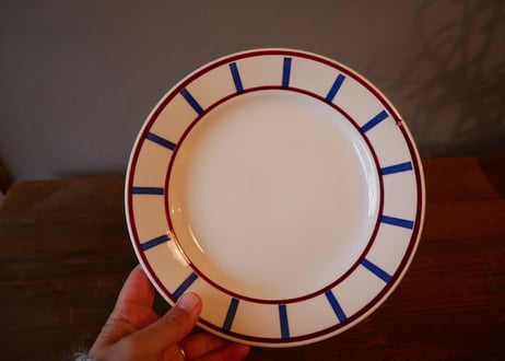 フランスアンティーク　バスク柄　サルグミンヌ　D