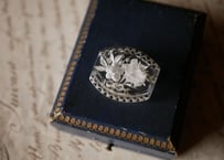Lucite brooch