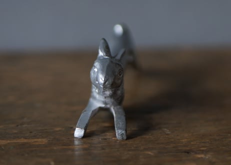 ラパン　走るうさぎ　カトラリーレスト　オブジェ　ブロカント　ブロカントのある暮らし