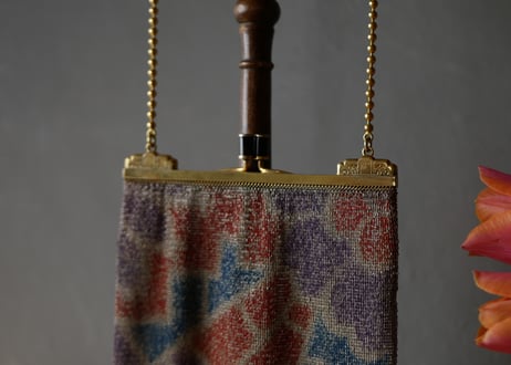 Antique metal bag 　アンティーク　メタル＆メッシュバッグ　フランスアンティーク