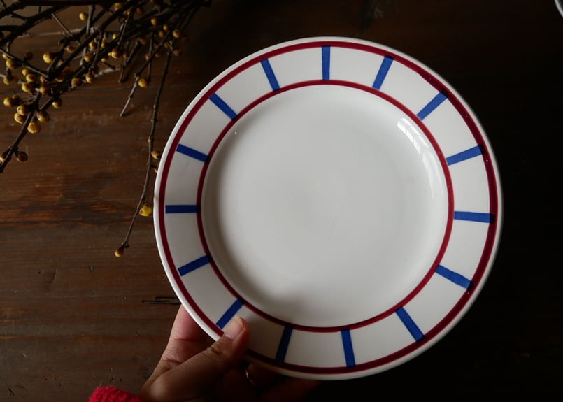 パグ様専用❣️ フランスアンティーク サルグミンヌ fontanges 中深皿