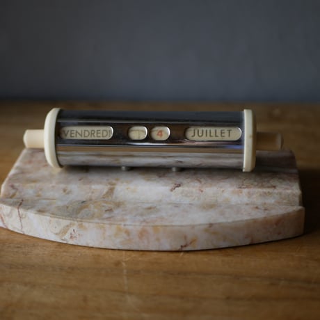 卓上万年カレンダー　フランス ヴィンテージ 『GOLD STARRY』大理石 フランス ヴィンテージ 万年卓上カレンダー 『GOLD STARRY