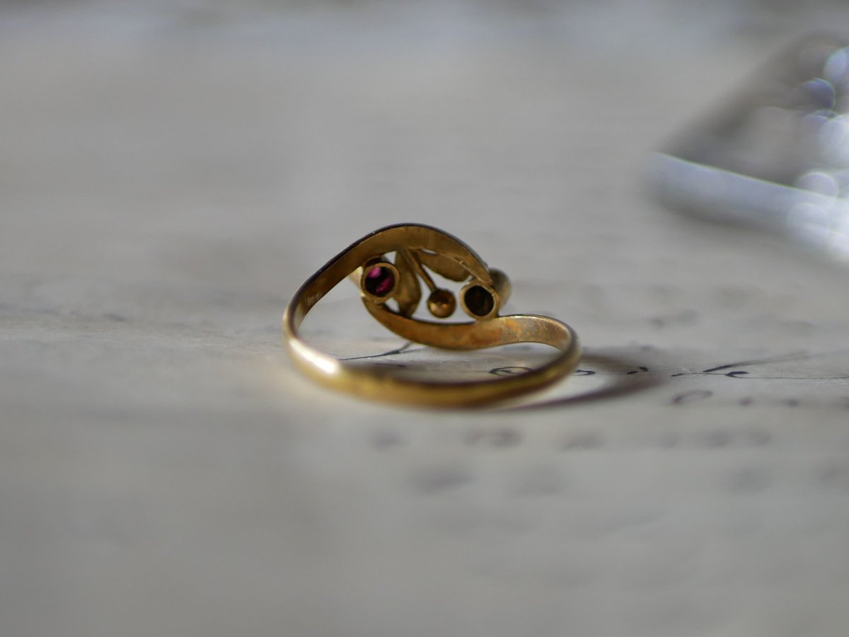 宿り木の指輪 フランスアンティーク ヤドリギ リング ジュエリー