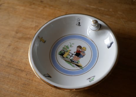 LIMOGES リモージュのヒータープレート　お皿　ブロカント　フランスアンティーク