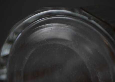 オールドバカラ　金彩　デキャンタ　オリジナルストッパ―　フランスアンティーク