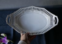 パニエ皿　華やかな器　フランスアンティーク