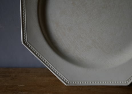 no.7 MONTEREAU クレイユモントロー　オクトゴナル　フランスアンティーク　アンティーク皿