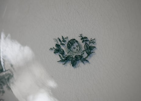 ST.AMAND  HAMAGE  大皿　フランスアンティーク　アンティークのある暮らし　ブロカント