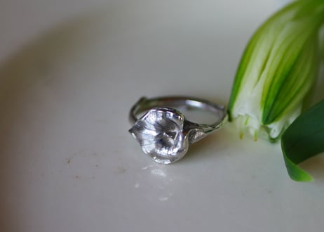 Spoon Ring 【Calla lily】
