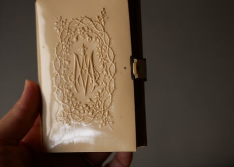 ミセル　祈祷書　モノグラム　MA　フランスアンティーク　アンティークのある生活