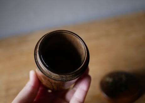 VERRE DE CURE  飲泉グラス　木箱入り　モシュリンヌ　Nice ニース　フランスアンティーク　アンティークのある暮らし