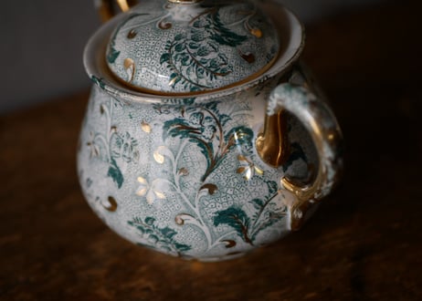 MUGUET  すずらん　クレイユモントロー　シュクリエ　フランスアンティーク